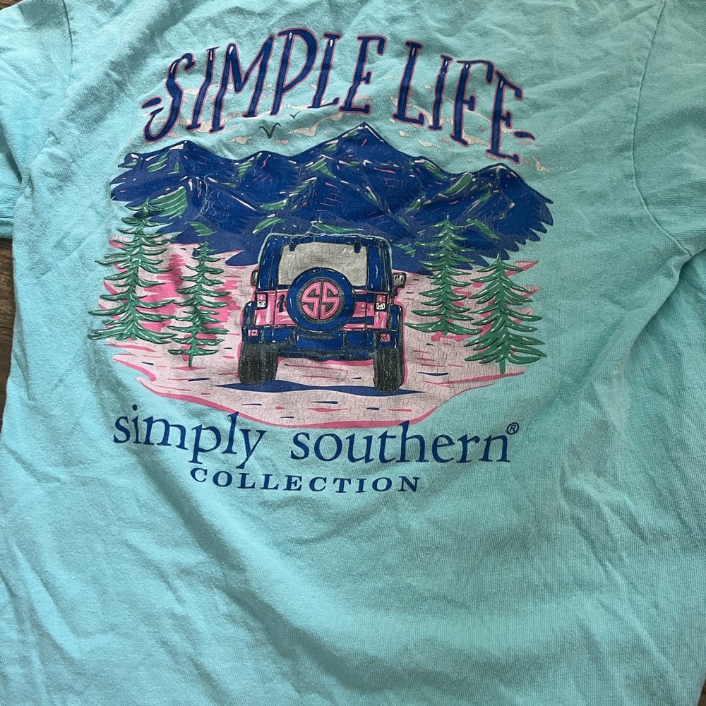 Simply Southern Kids' Teal Adventure T-Shirt